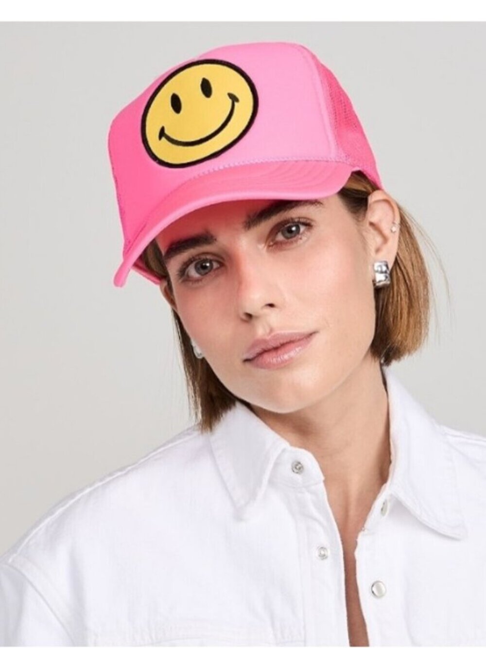 Aviator Nation smiley trucker hat